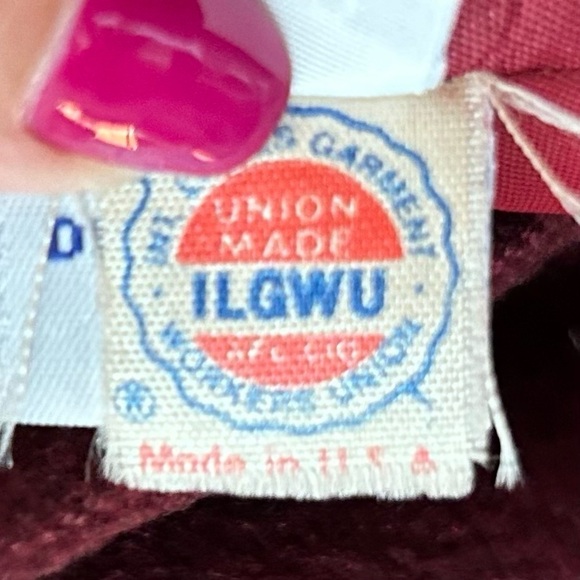 100% Cashmere Vintage Nordstrom Gallery Red Burgundy Blazer Jacket, Size 8 - Picture 12 of 12